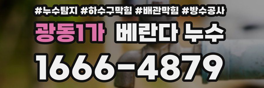 광동1가 베란다 누수