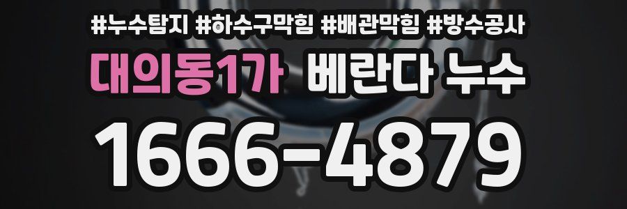 대의동1가 베란다 누수