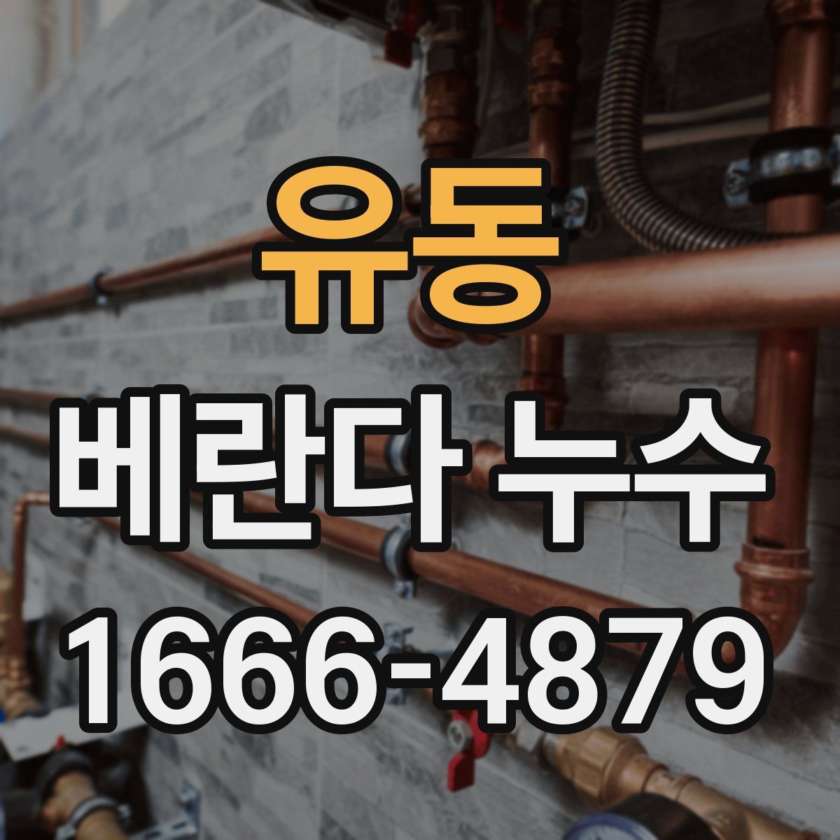 유동 베란다 누수