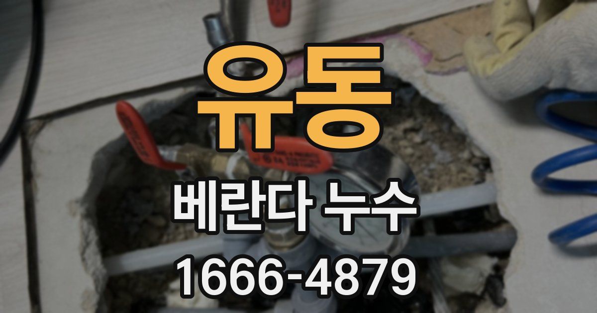 유동 베란다 누수