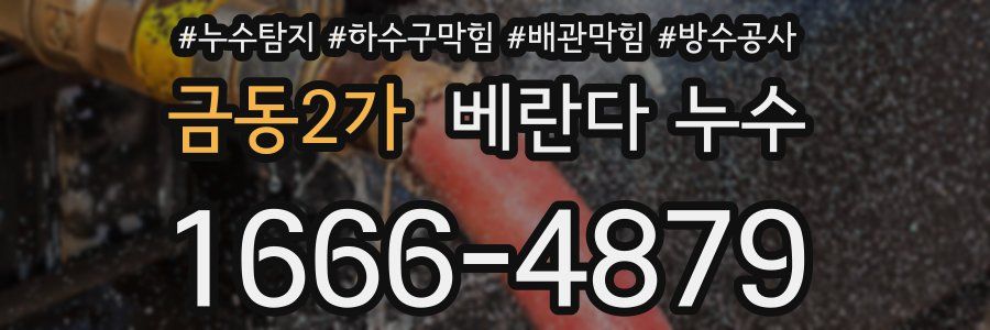 금동2가 베란다 누수