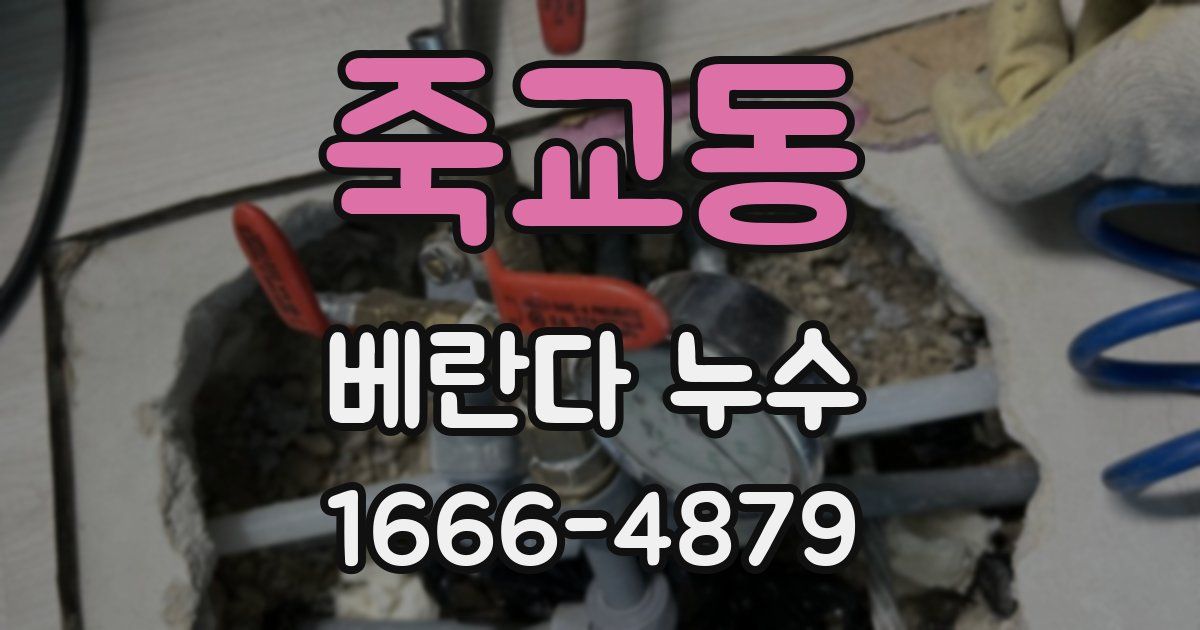 죽교동 베란다 누수