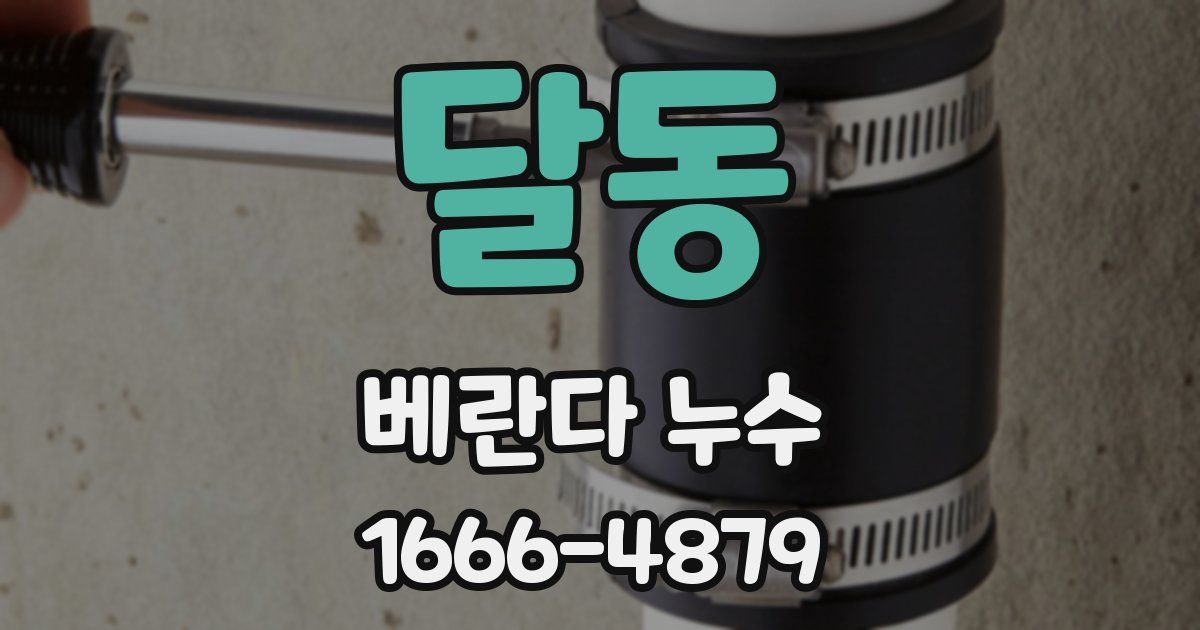 달동 베란다 누수
