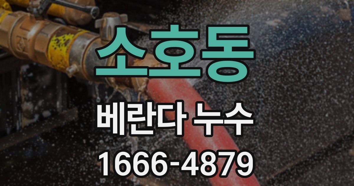 소호동 베란다 누수