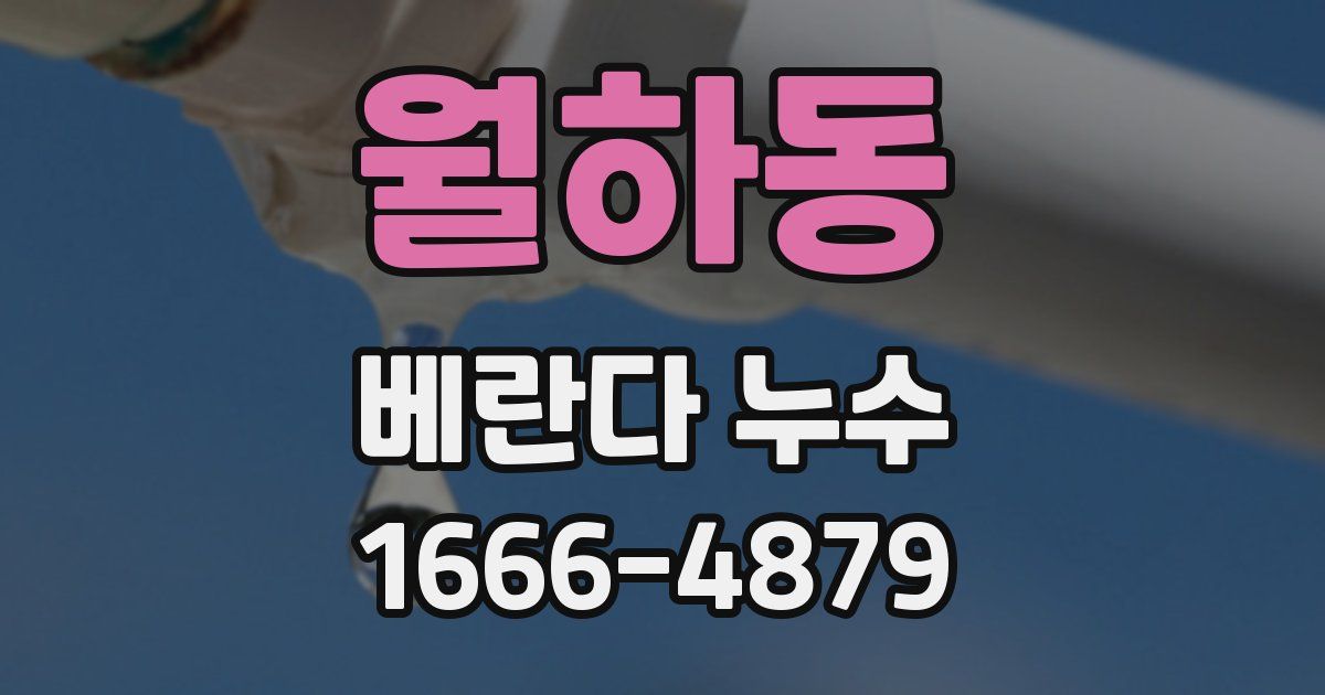 월하동 베란다 누수