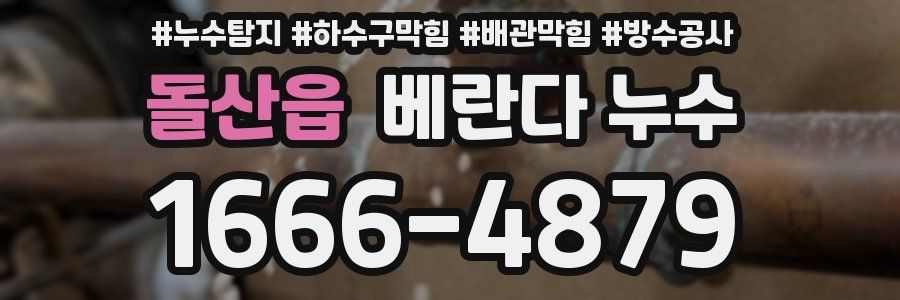 돌산읍 베란다 누수
