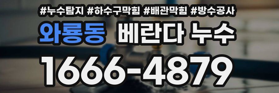 와룡동 베란다 누수