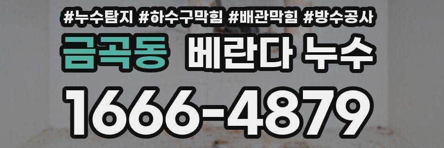금곡동 베란다 누수