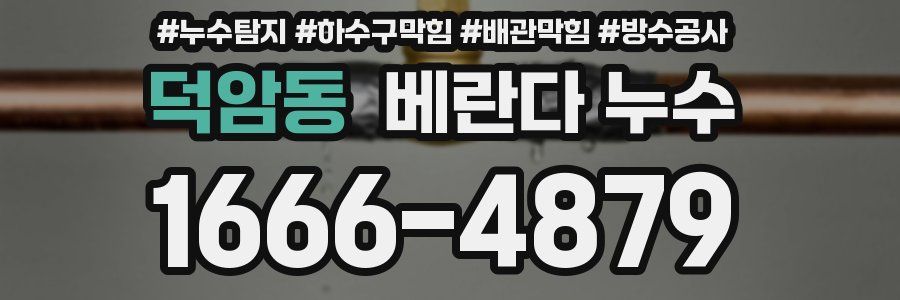 덕암동 베란다 누수