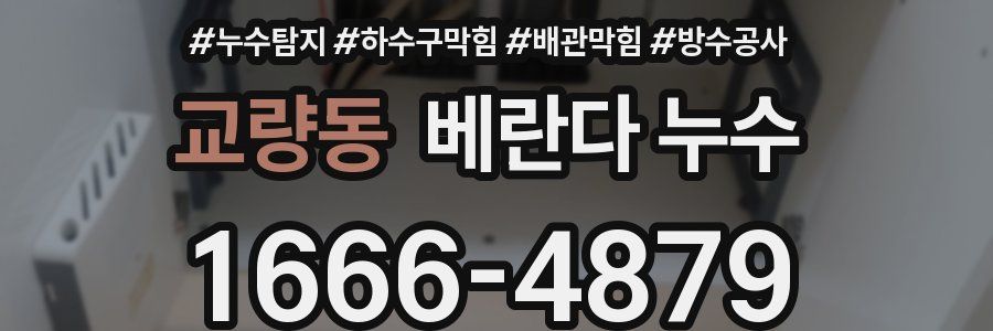 교량동 베란다 누수