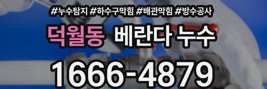 덕월동 베란다 누수