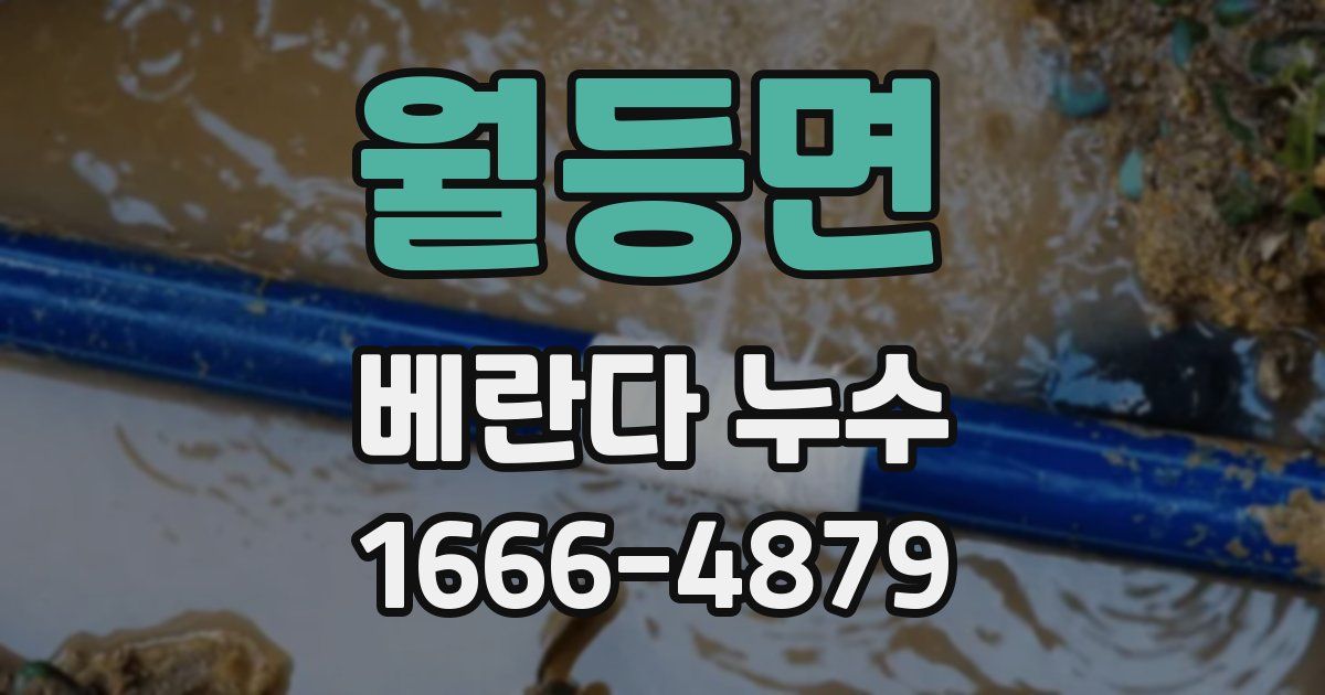 월등면 베란다 누수