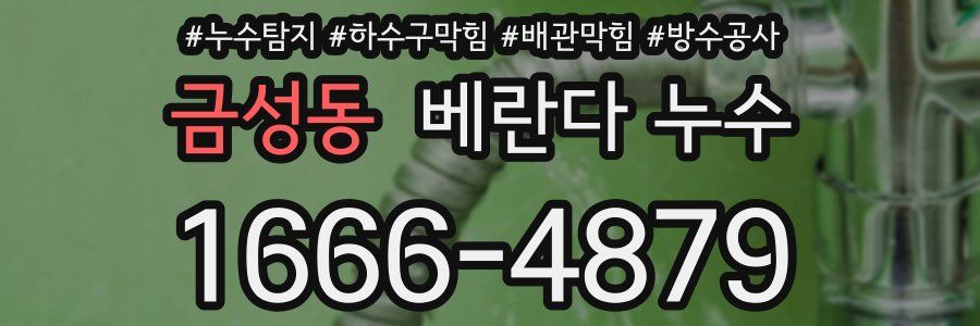 금성동 베란다 누수
