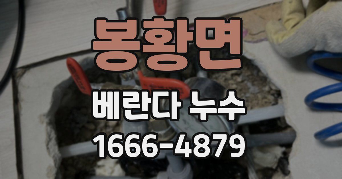 봉황면 베란다 누수