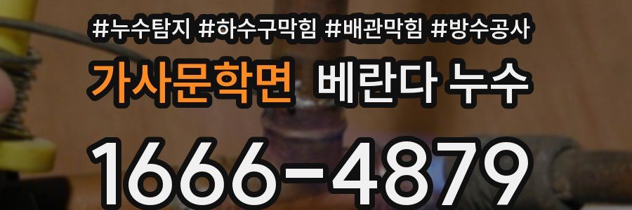 가사문학면 베란다 누수