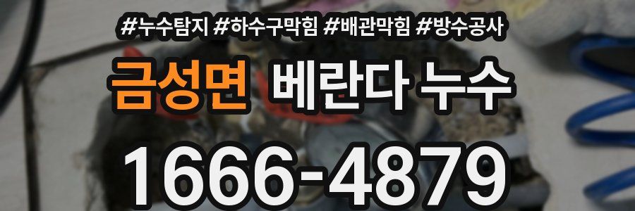 금성면 베란다 누수