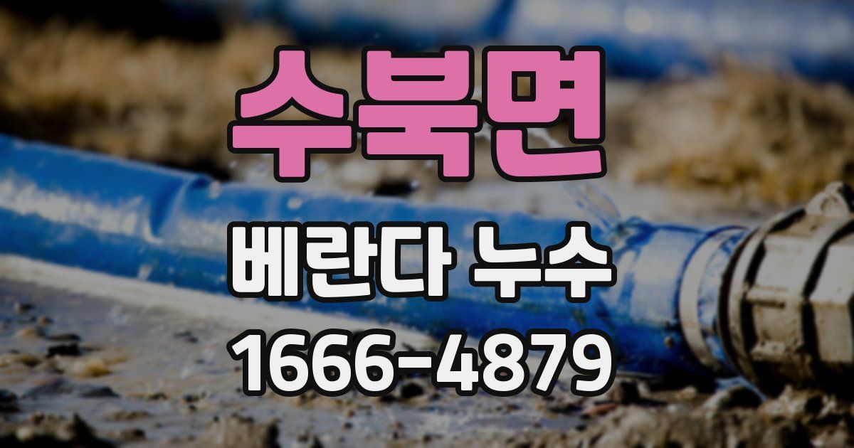 수북면 베란다 누수