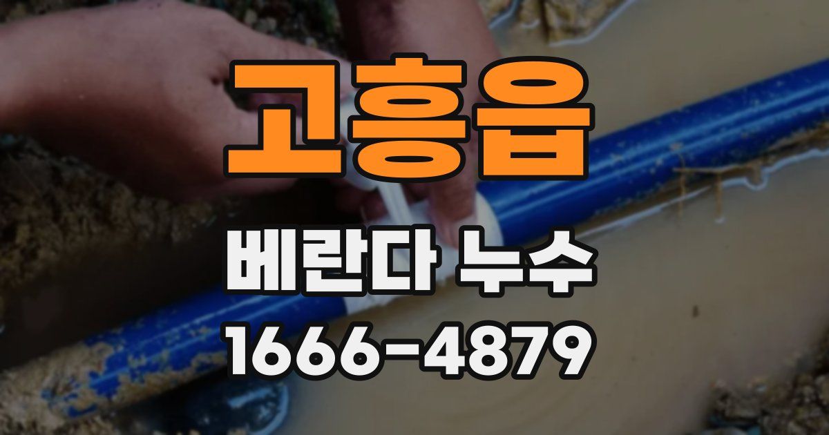 고흥읍 베란다 누수