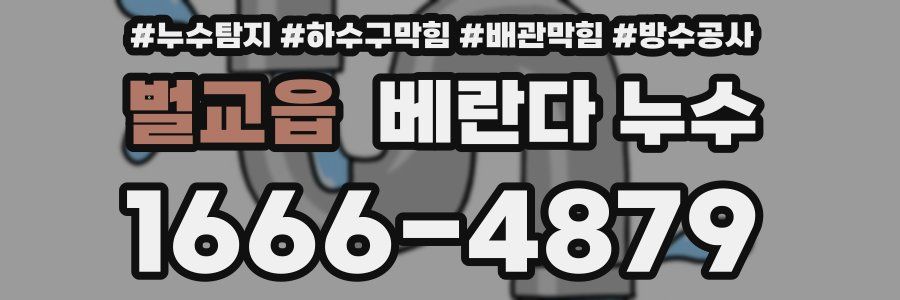 벌교읍 베란다 누수