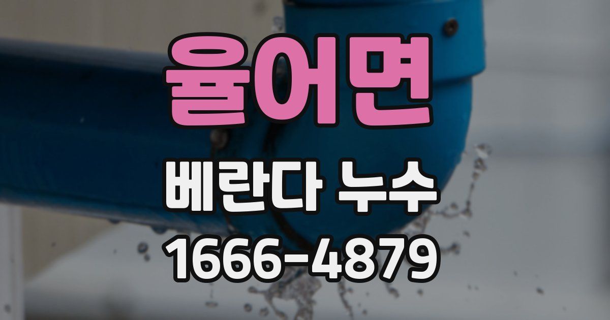 율어면 베란다 누수