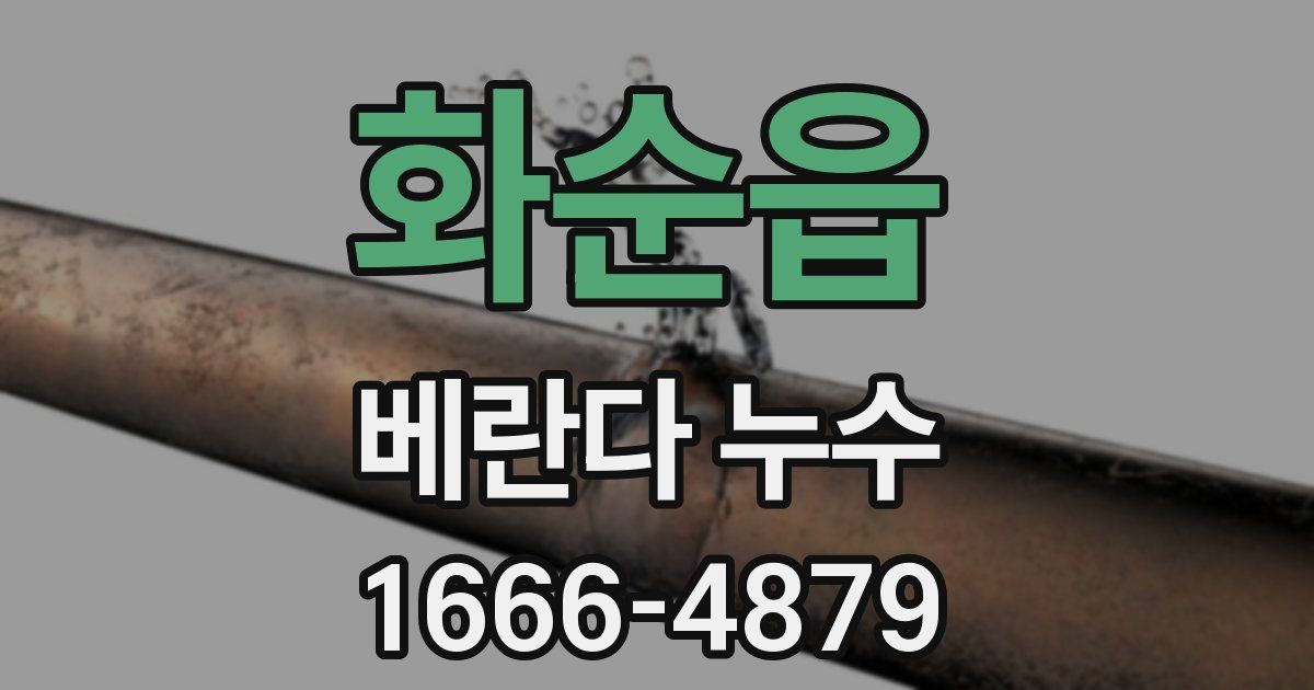 화순읍 베란다 누수