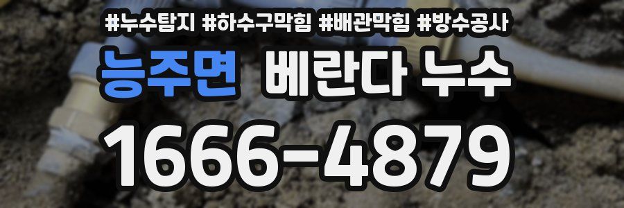 능주면 베란다 누수