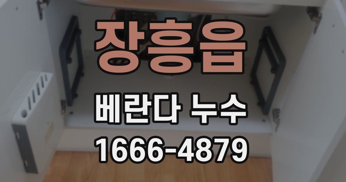 장흥읍 베란다 누수