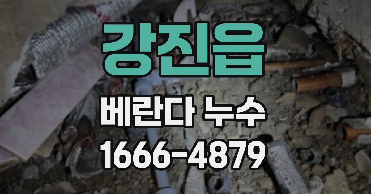 강진읍 베란다 누수
