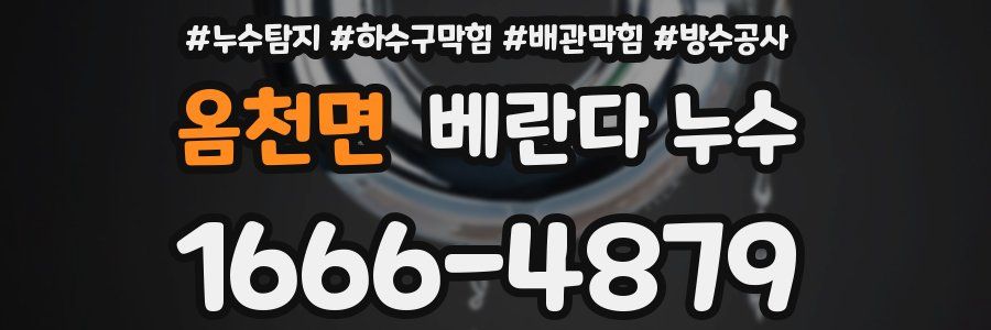 옴천면 베란다 누수