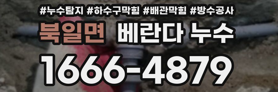 북일면 베란다 누수