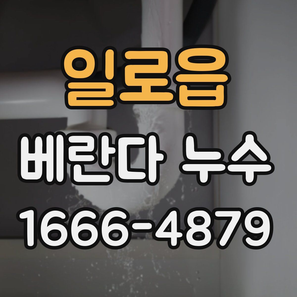 일로읍 베란다 누수