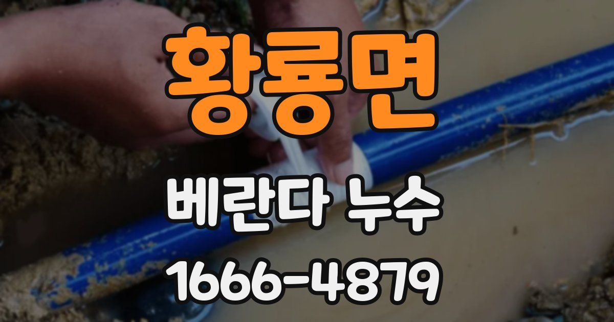 황룡면 베란다 누수