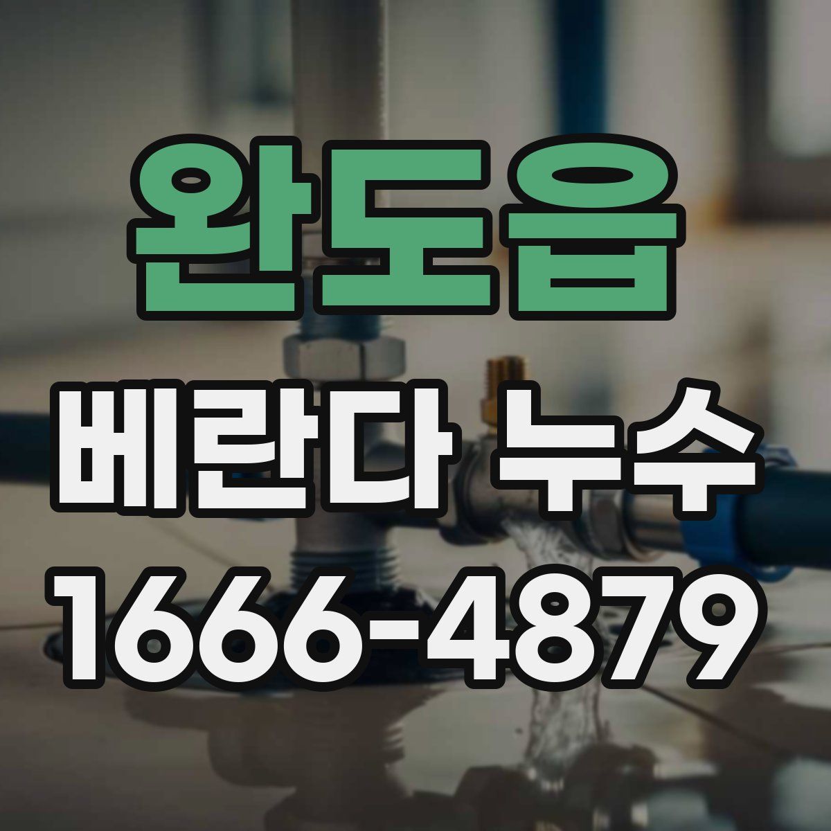 완도읍 베란다 누수