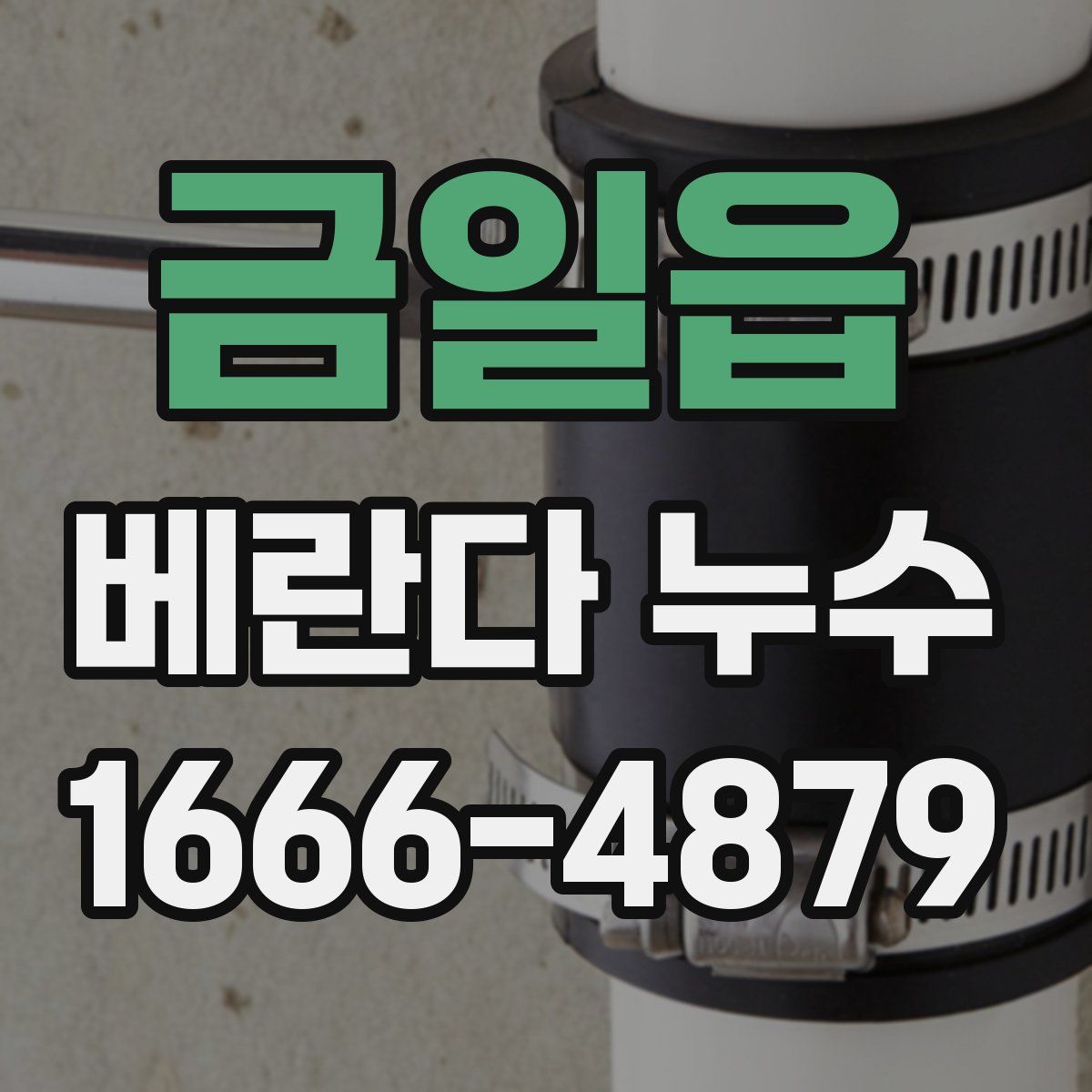 금일읍 베란다 누수