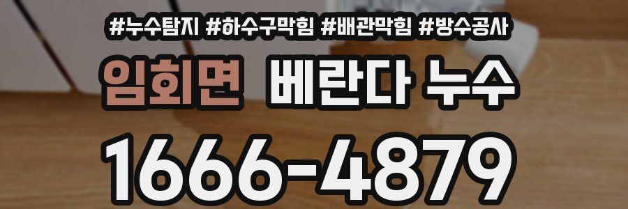 임회면 베란다 누수