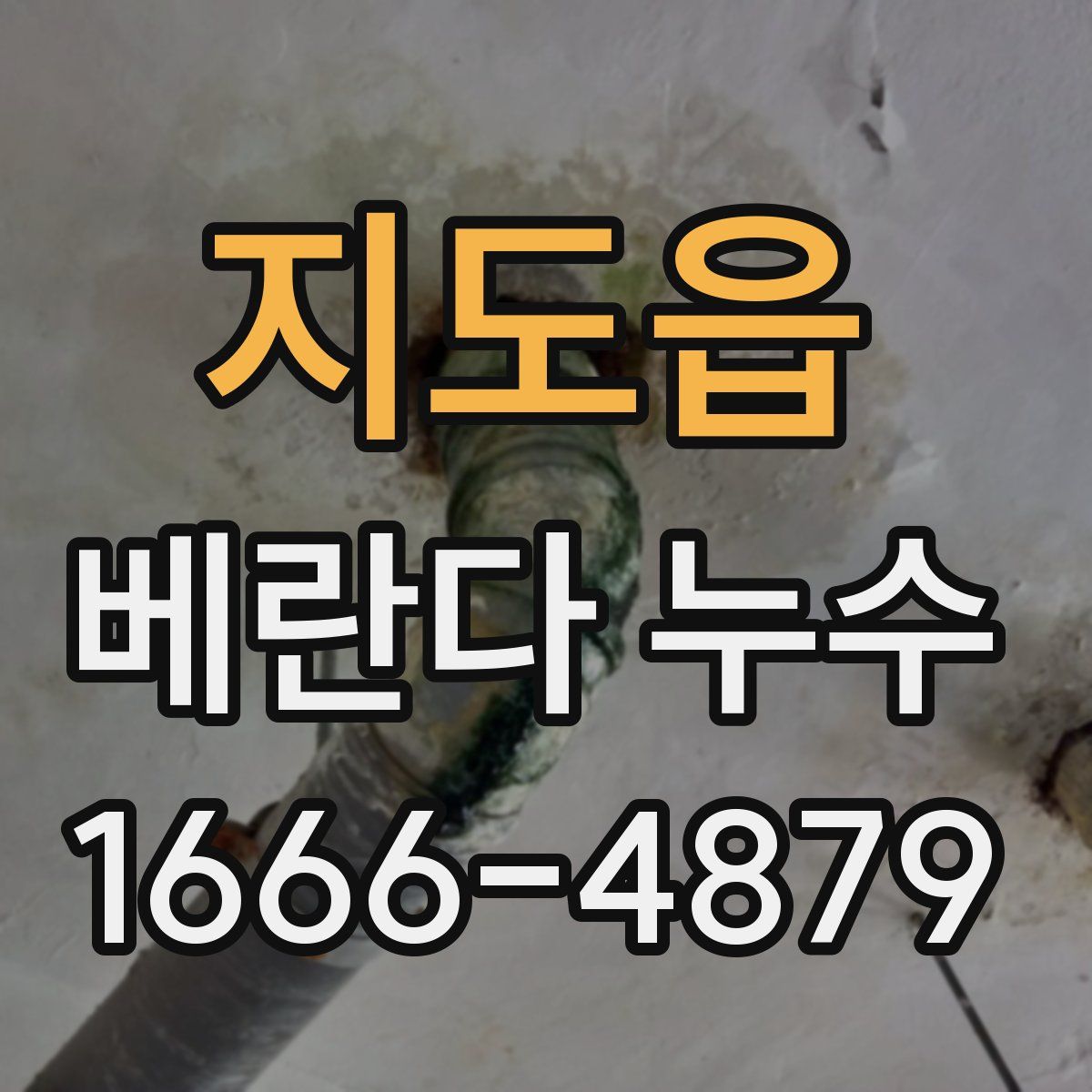 지도읍 베란다 누수