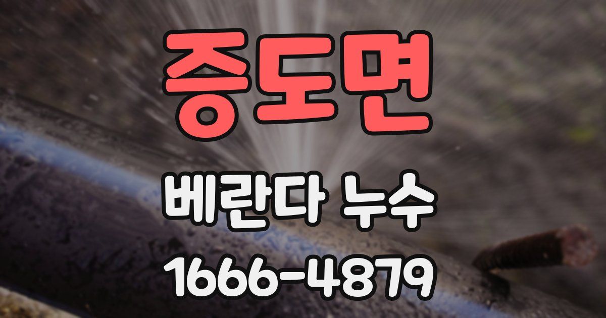 증도면 베란다 누수