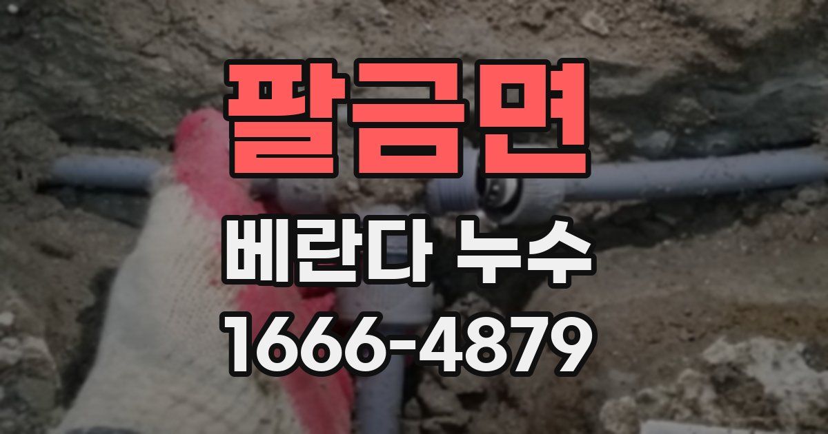 팔금면 베란다 누수