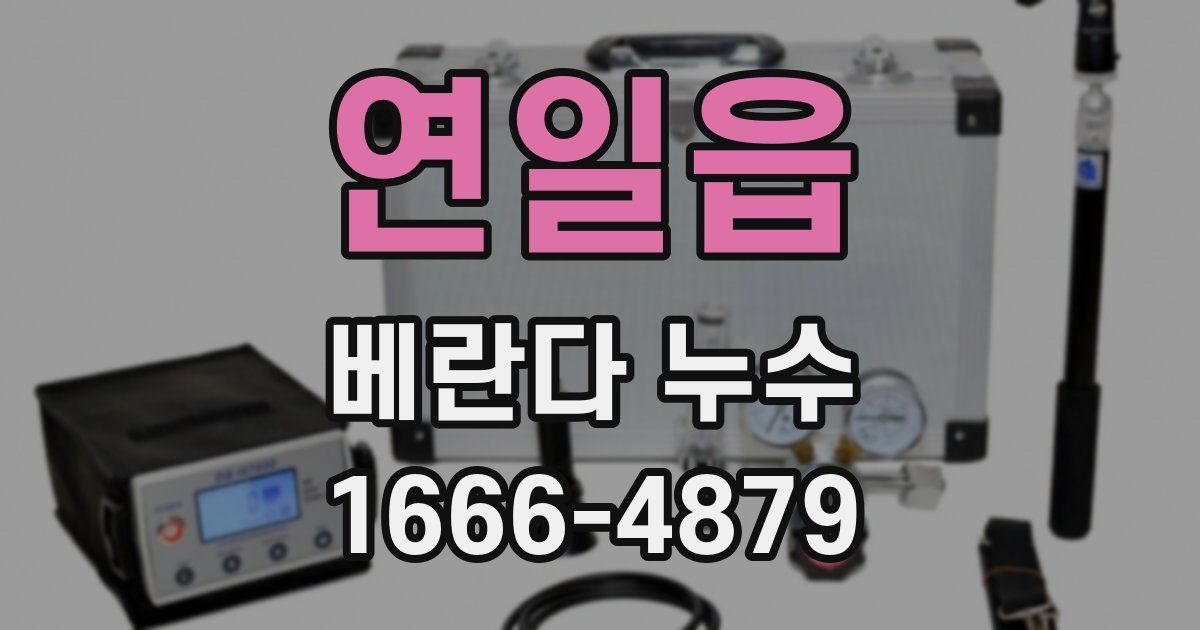 연일읍 베란다 누수