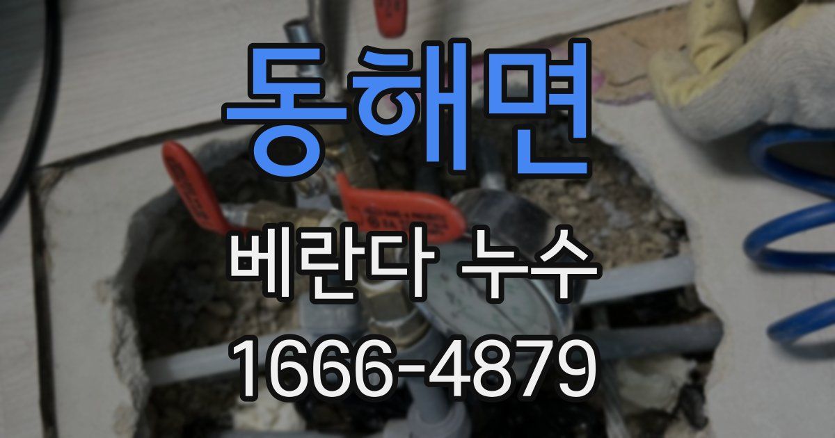 동해면 베란다 누수