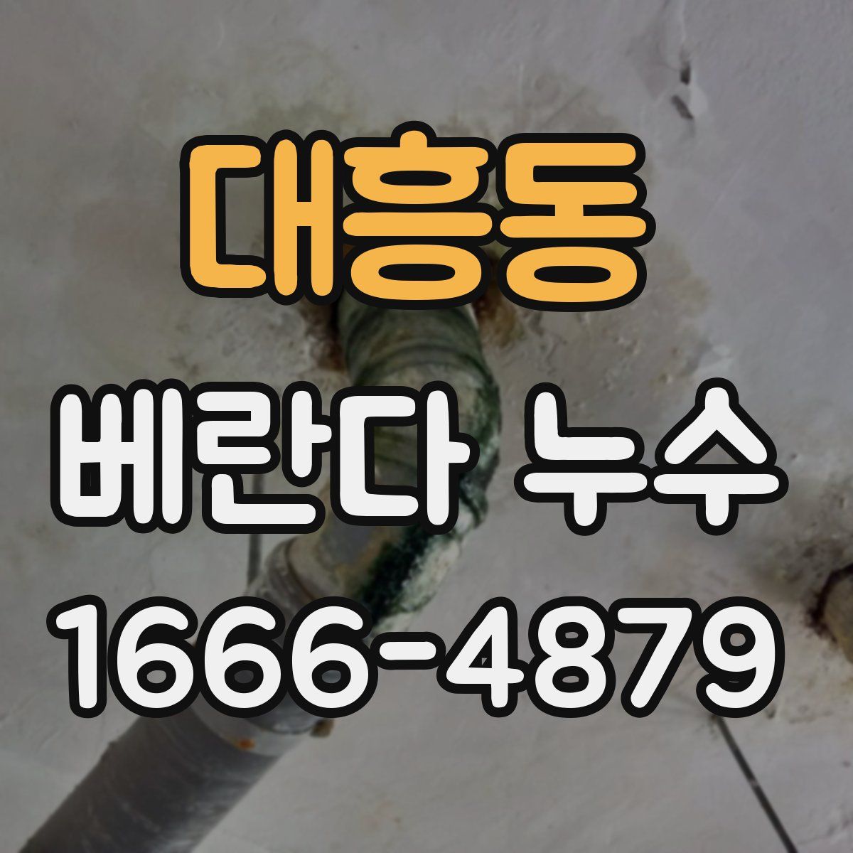 대흥동 베란다 누수