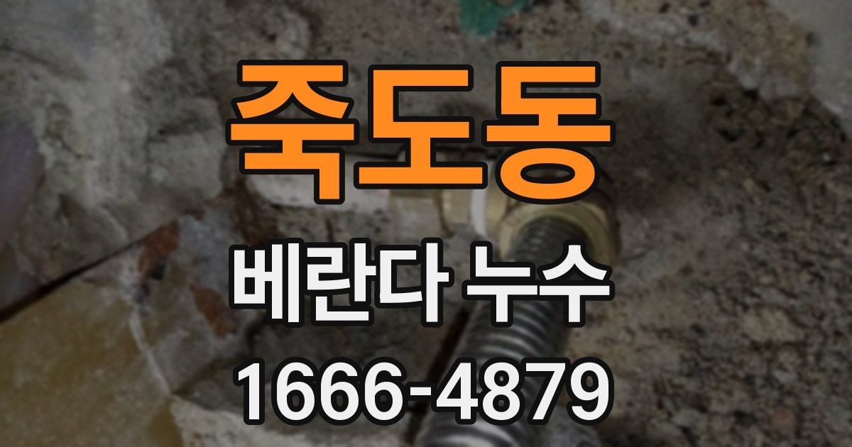 죽도동 베란다 누수