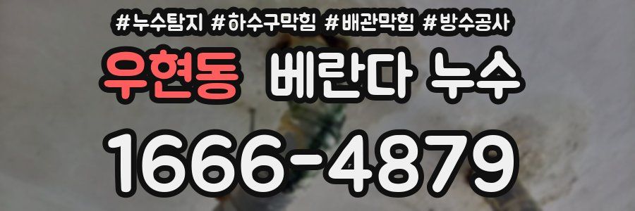 우현동 베란다 누수