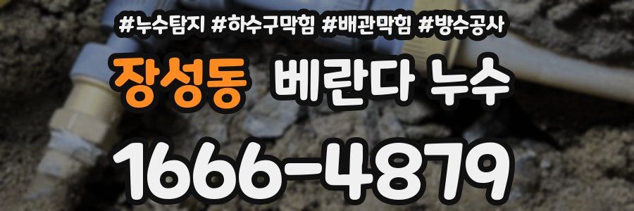 장성동 베란다 누수