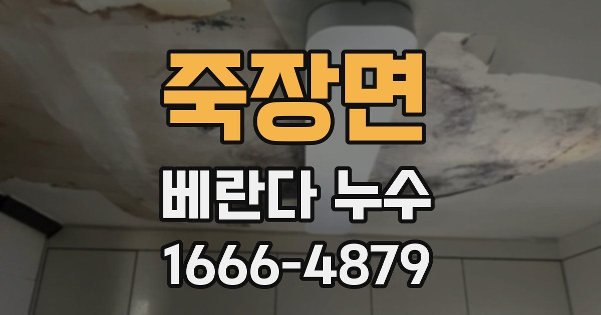 죽장면 베란다 누수