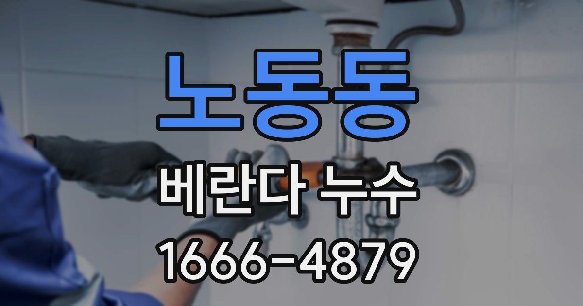 노동동 베란다 누수