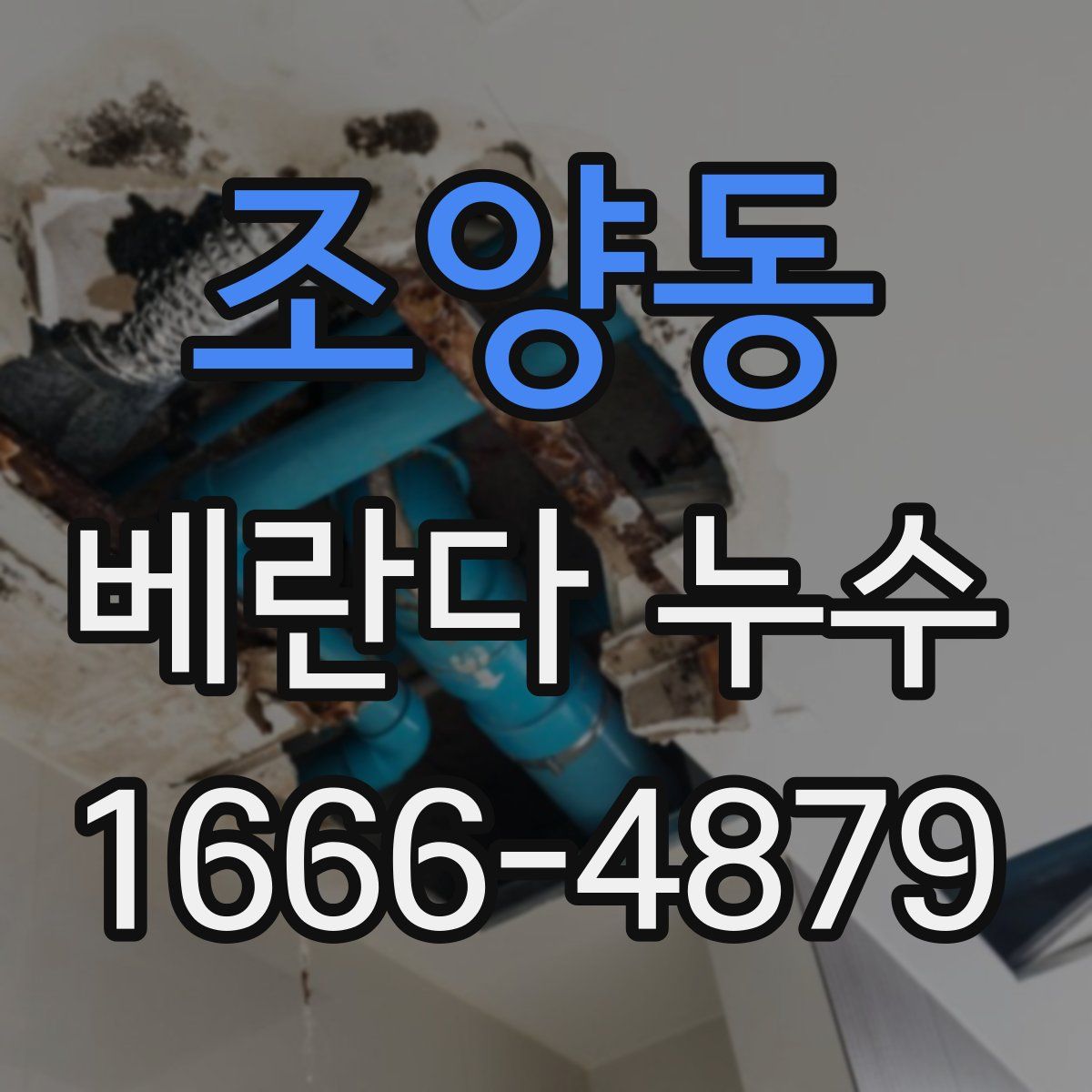 조양동 베란다 누수