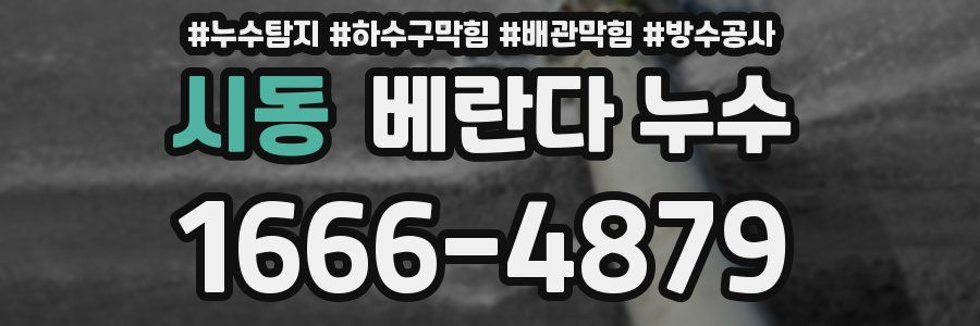 시동 베란다 누수