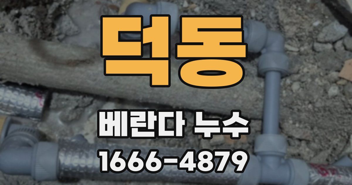 덕동 베란다 누수