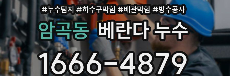 암곡동 베란다 누수